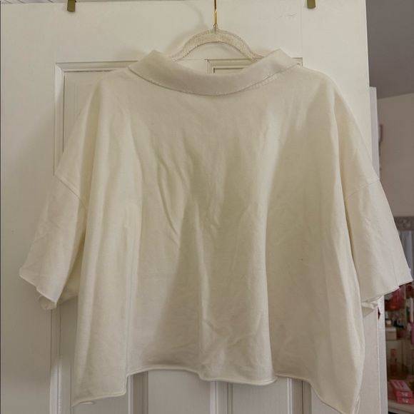 Cropped boxy polo top from Aerie - Picture 2 of 3